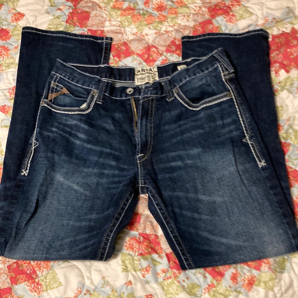 Ariat Men's Dark M5 Straight Jeans size 36x34 
New w/o tags